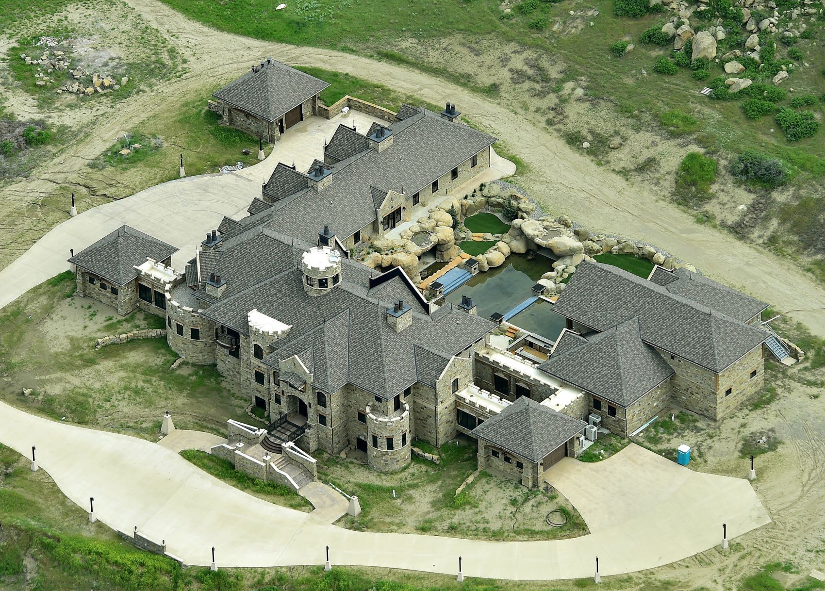 Mansion side view